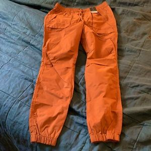 cinnamon cargo joggers
